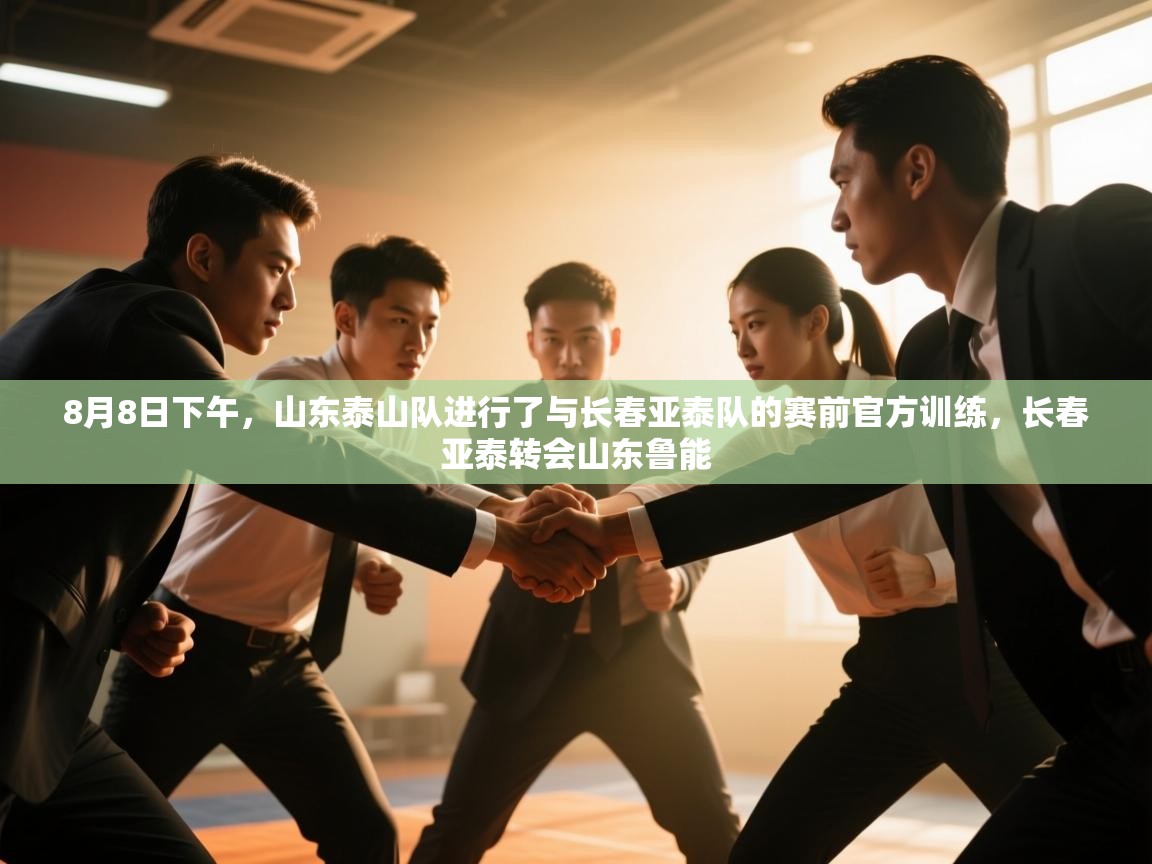 8月8日下午，山东泰山队进行了与长春亚泰队的赛前官方训练，长春亚泰转会山东鲁能  第1张