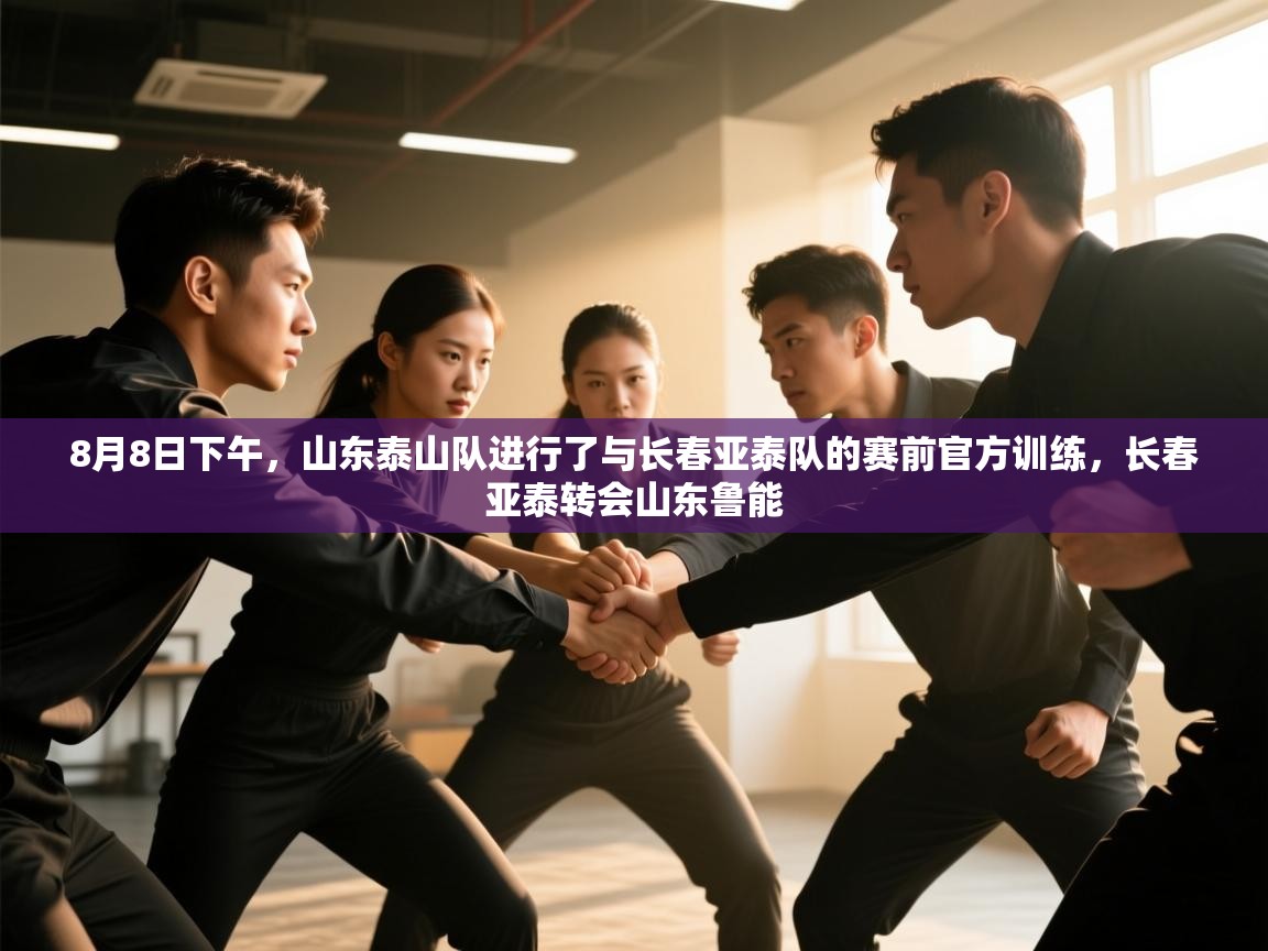 8月8日下午，山东泰山队进行了与长春亚泰队的赛前官方训练，长春亚泰转会山东鲁能  第2张